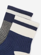 2 paires de socquettes en coton Cabane pour adultes 