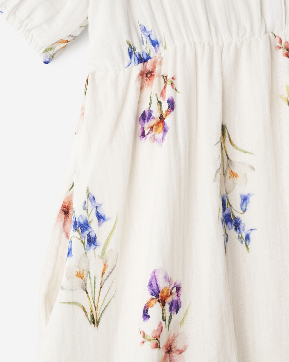 Isla Cotton Gauze Print Tea Dress