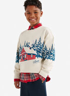 Kids Cabin Landscape Crew Sweatshirt