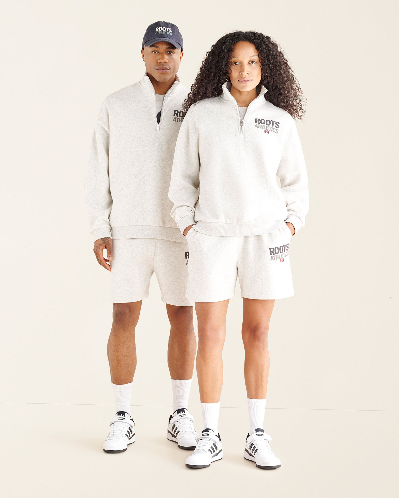 White outlet roots tracksuit
