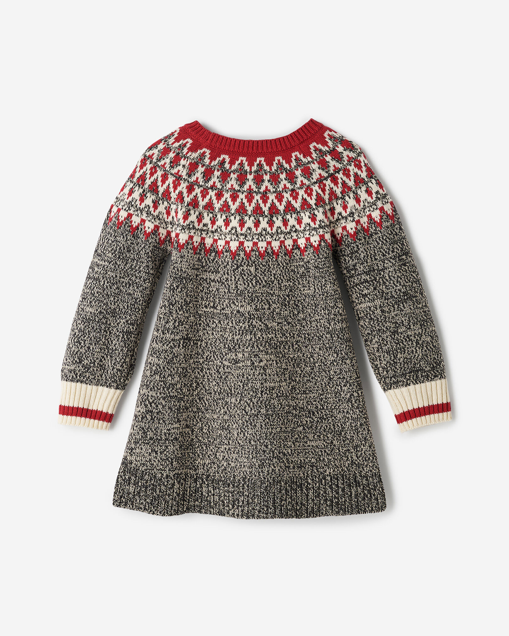 Toddler Girls Cabin Fair Isle Sweater Dress