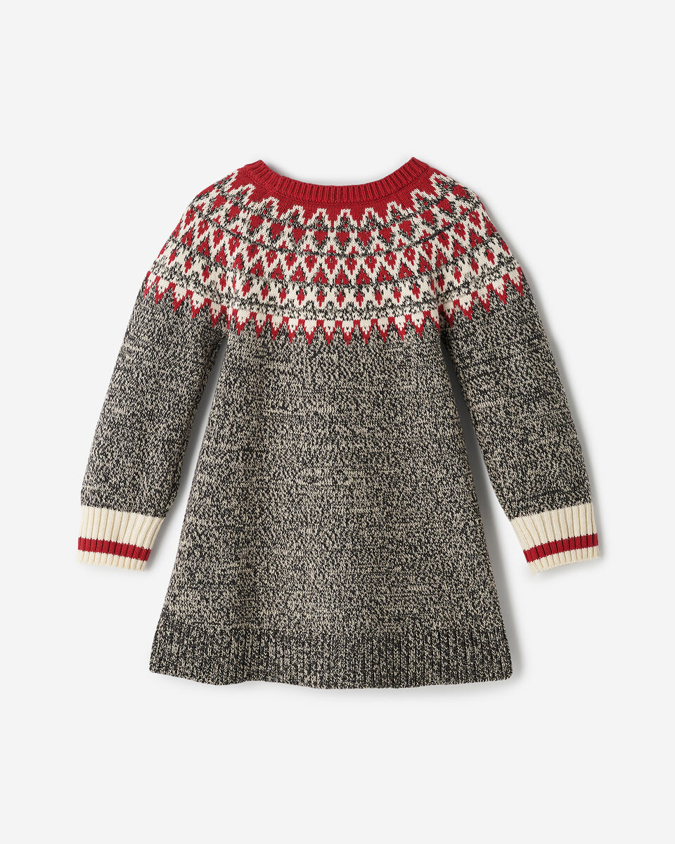 Toddler Girls Cabin Fair Isle Sweater Dress
