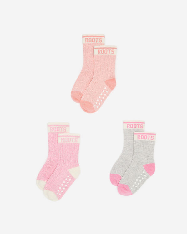 Baby & Toddler Cabin Ankle Sock 3 Pack
