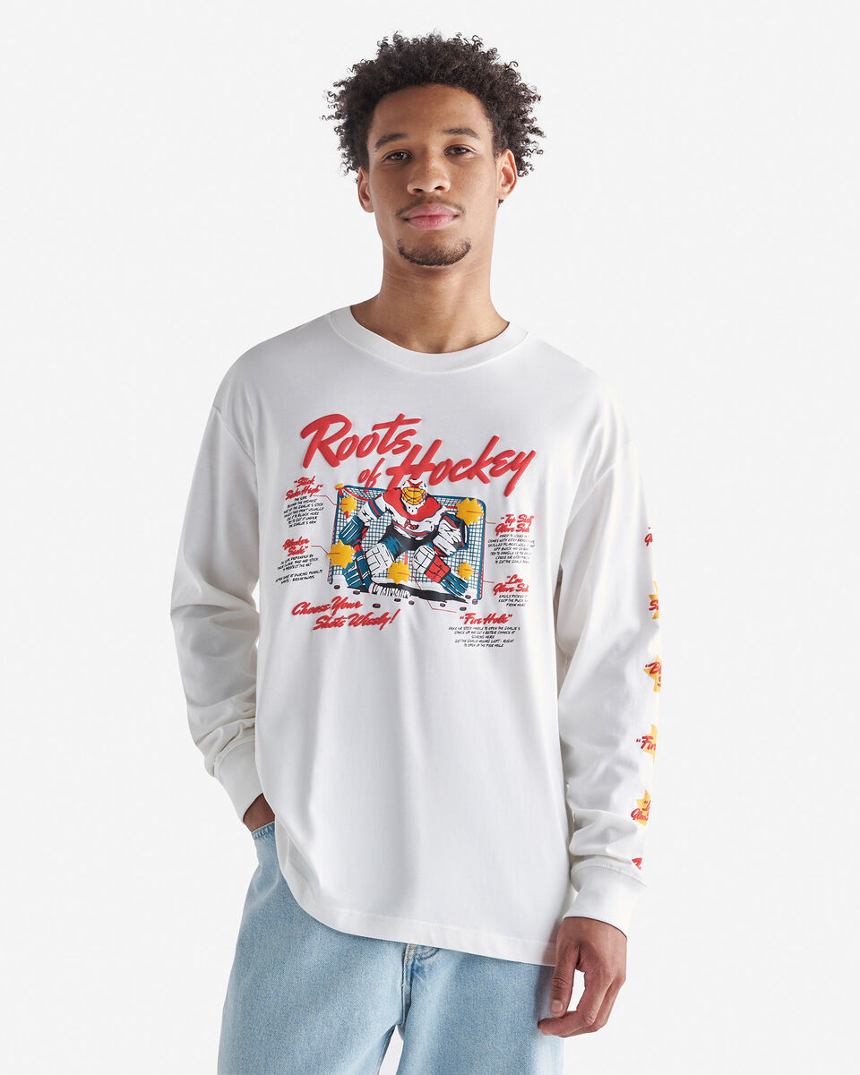 Mens Super Hockey Long Sleeve T-Shirt