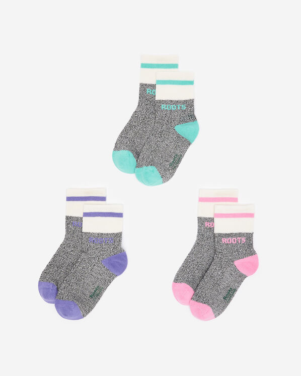 Kid Cabin Ankle Sock 3 Pack