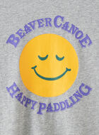T-shirt à bordures contrastantes Beaver Canoe pour enfants