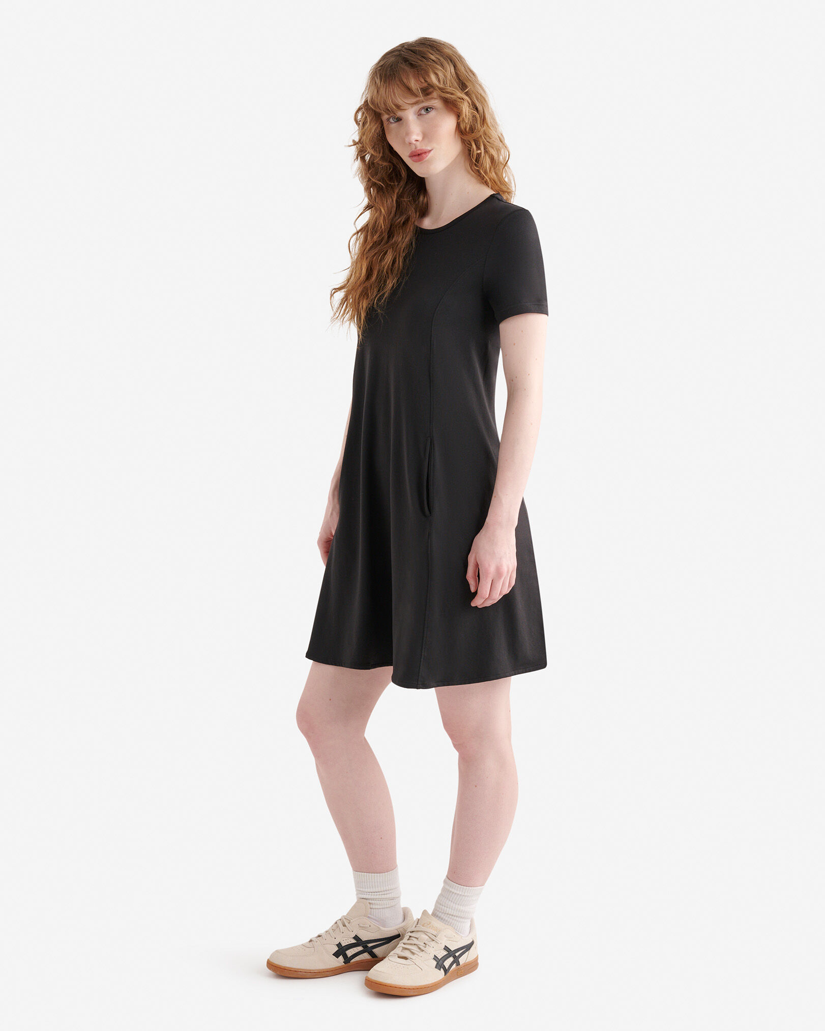Renew Knit Short Sleeve Mini Dress