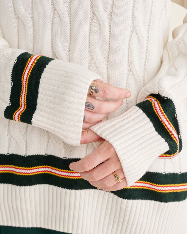 Cable Tennis Sweater