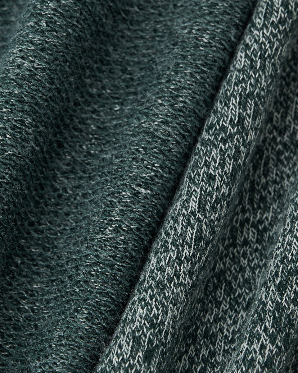 Chandail original &agrave; capuchon et glissi&egrave;re en jersey bouclette de coton bio pour tout-petits