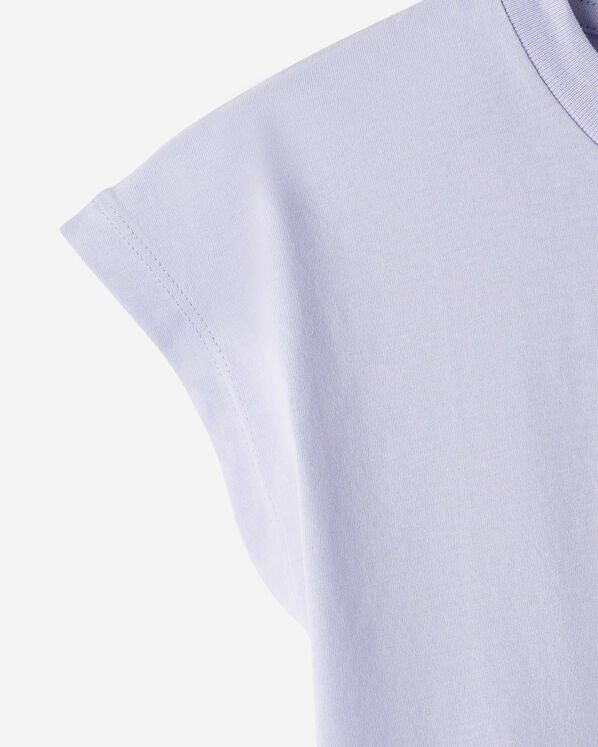 Girls Sleeveless Boxy T-Shirt