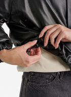 Leather Bubble Jacket