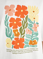 Womens Roots Flower T-shirt