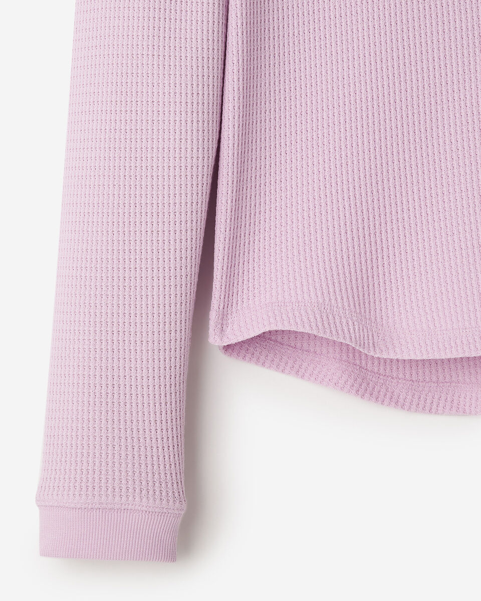 Waffle Long Sleeve Top