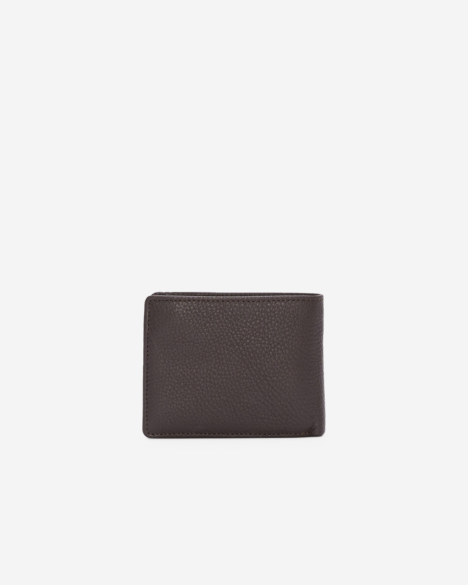 Portefeuille mince à rabat latéral en cuir Prince