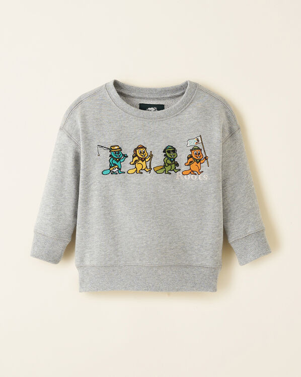 Baby Hiking Buddy Relaxed Crew Sweatshirt