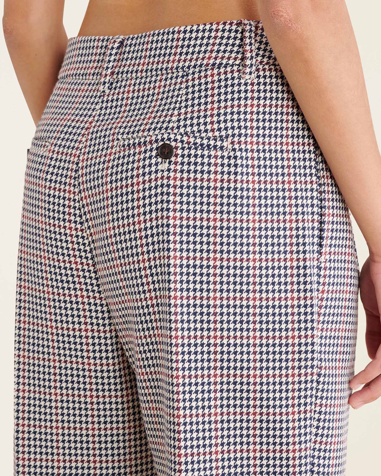 Rossland Check Pleat Trouser