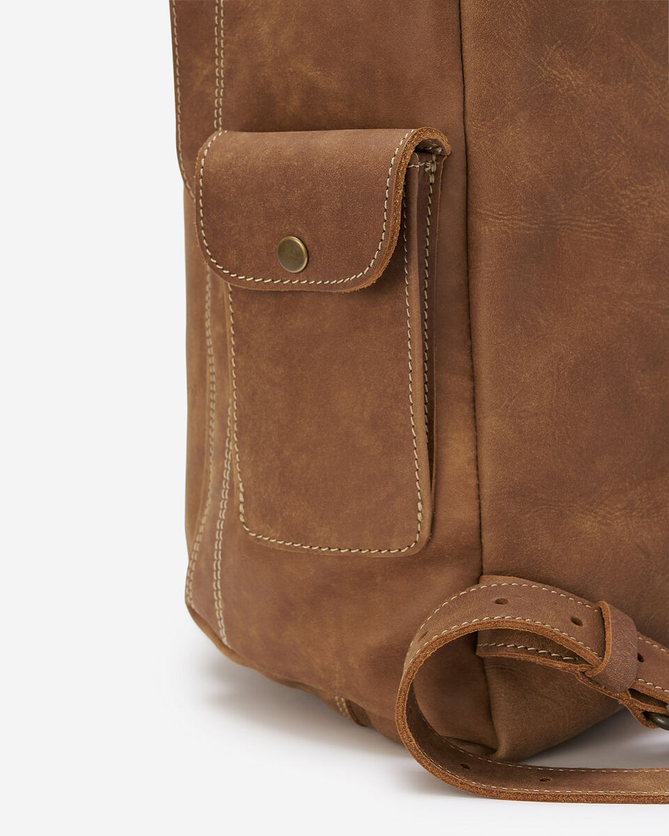Sac à dos pour étudiant en cuir Tribe