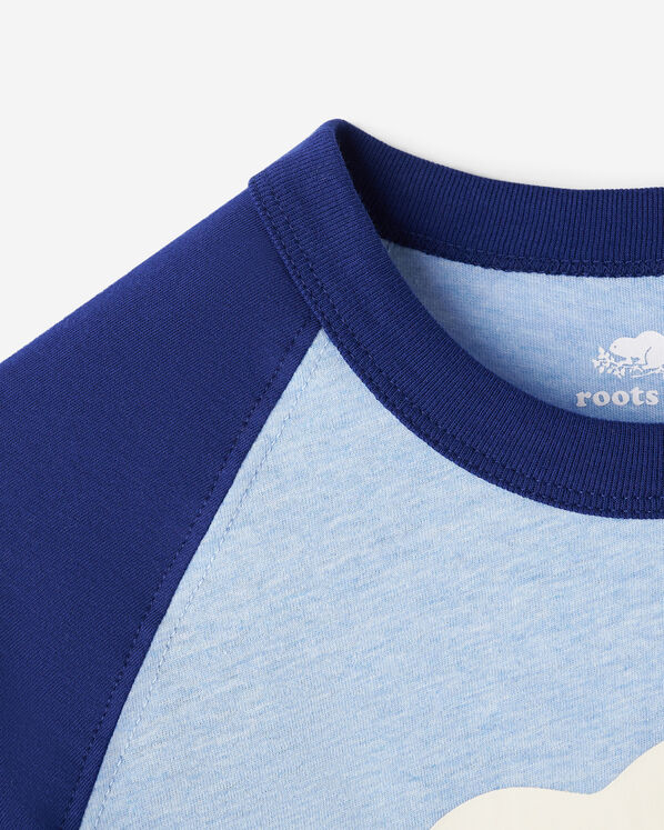 T-shirt style baseball Cooper en coton bio pour enfants T-shirt style baseball Cooper en coton bio pour enfants