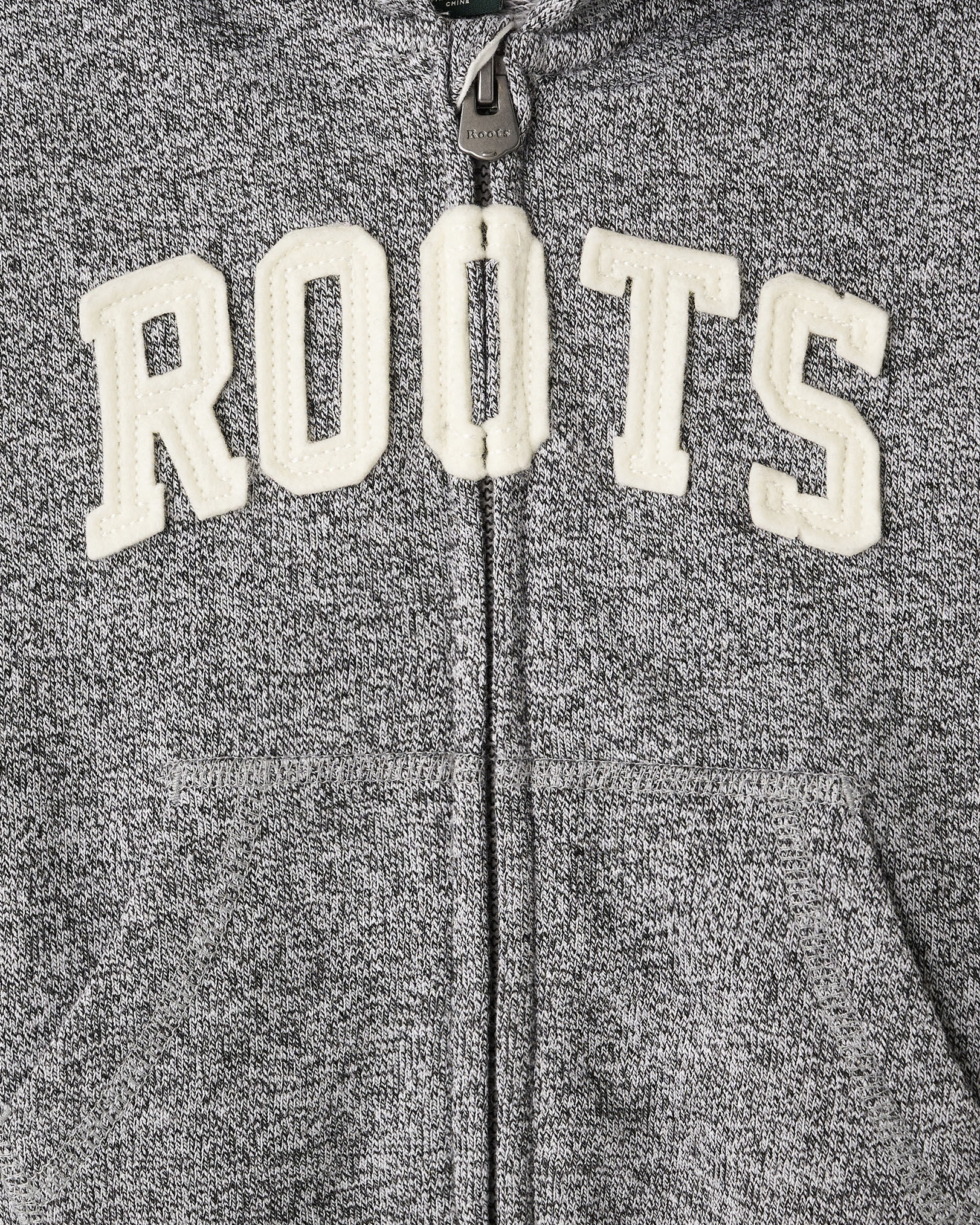 Toddler Roots Applique Full Zip Hoodie