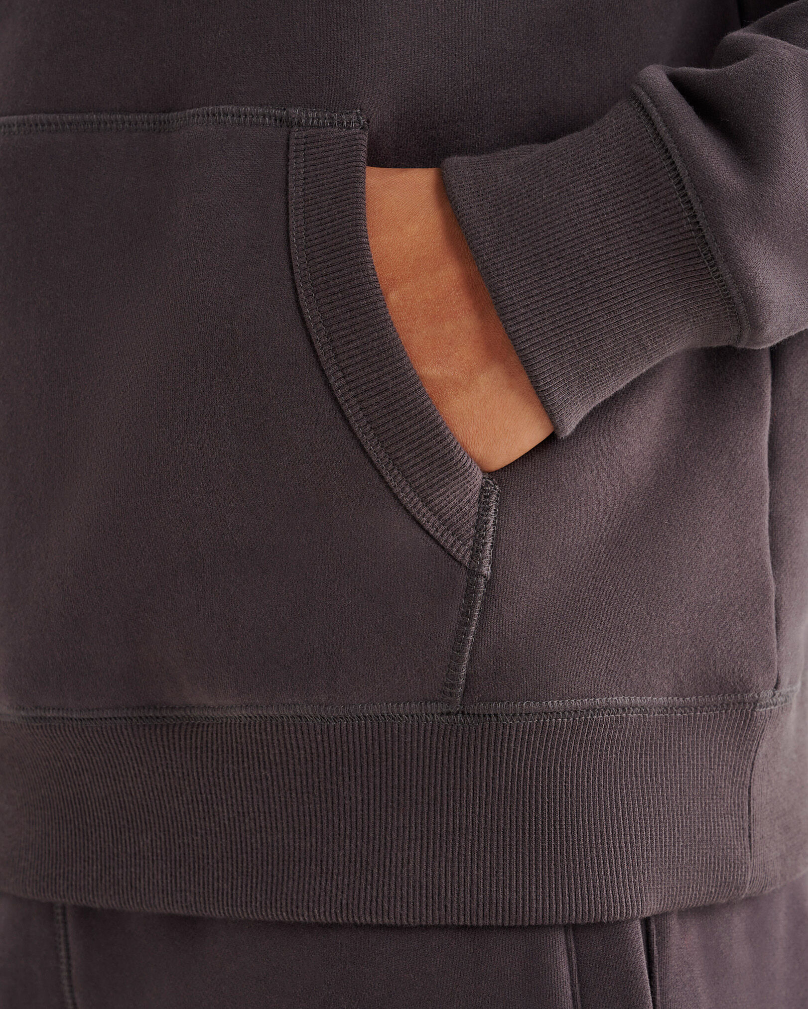 Plaid Applique Hoodie