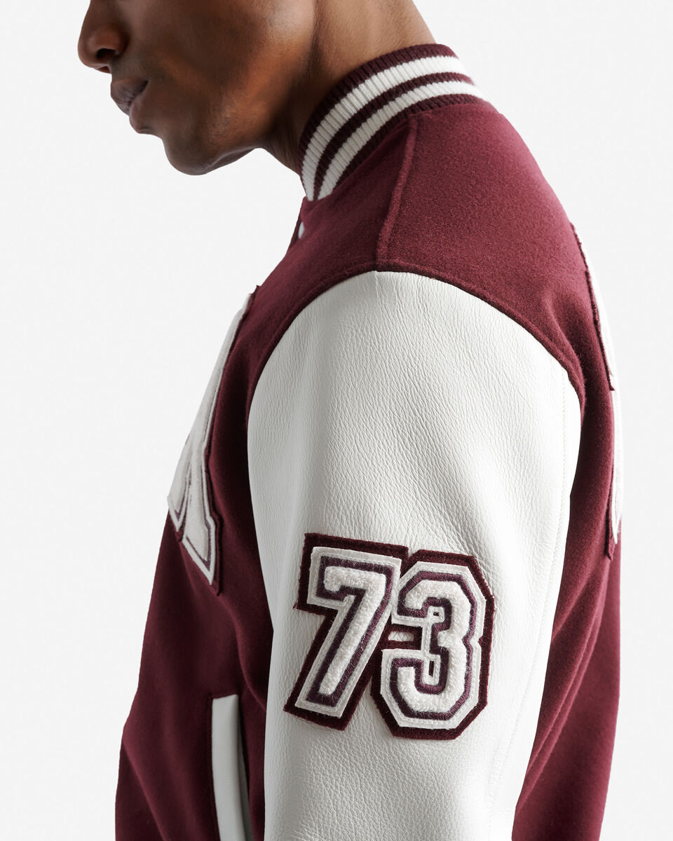 Blouson universitaire rétro pour homme