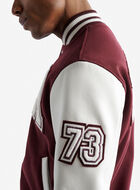 Blouson universitaire rétro pour homme