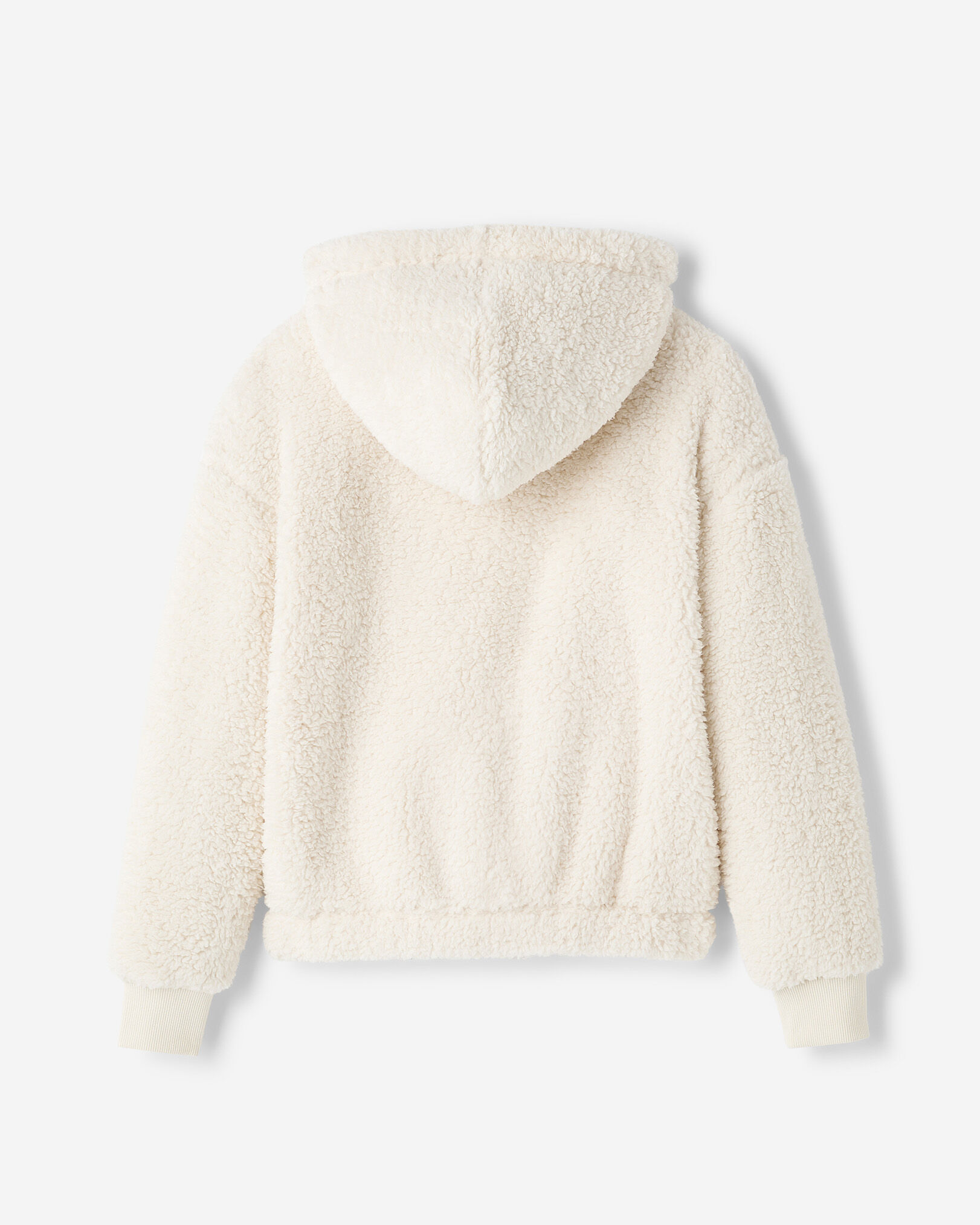 Chandail à capuchon et glissière en molleton style mouton Creekside pour enfants