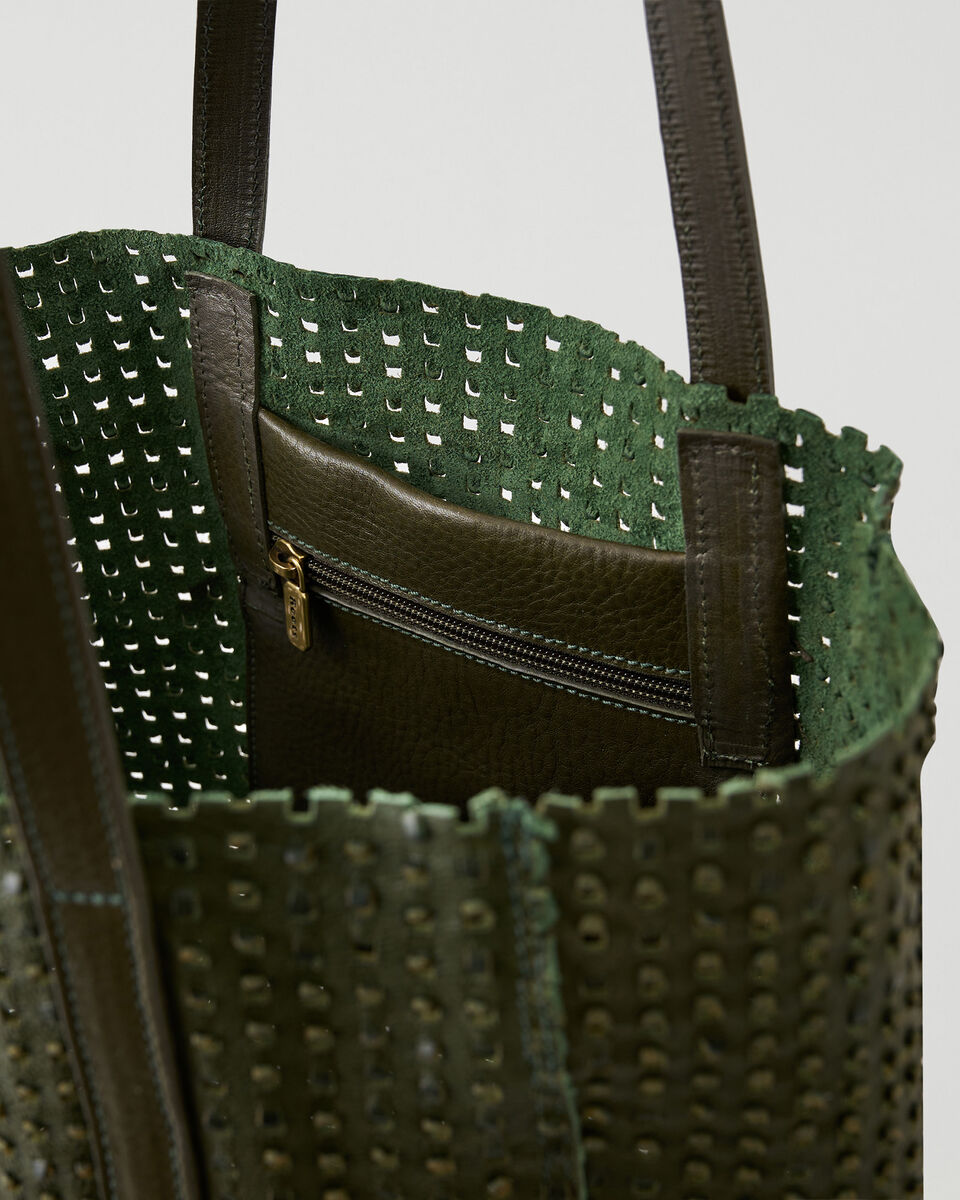 Perforated French Tote