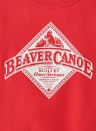 Kids Beaver Canoe Relaxed Crew Sweatshirt