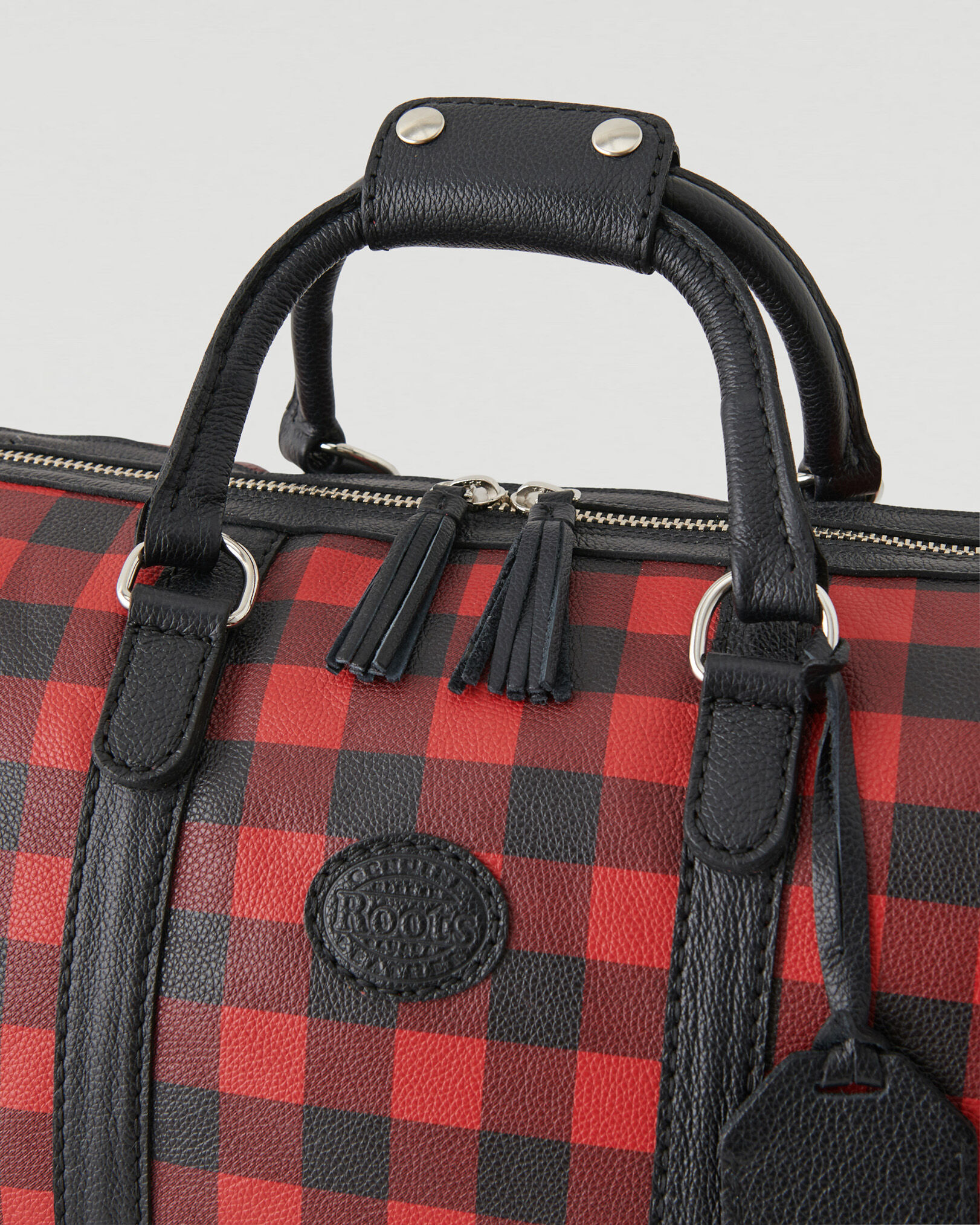 Plaid overnight bag best sale