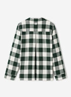 Chemise de pyjama &agrave; carreaux pour femme