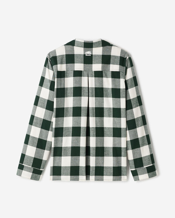 Chemise de pyjama &agrave; carreaux pour femme