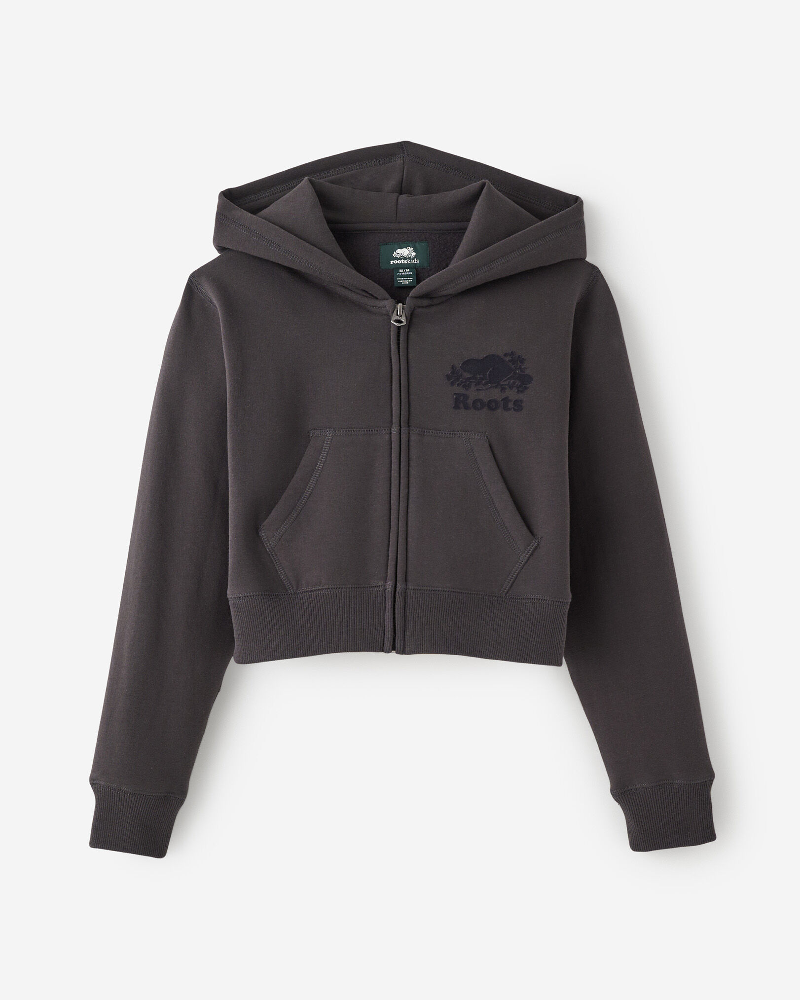 Girls Cozy Cooper Shrunken Zip Hoodie