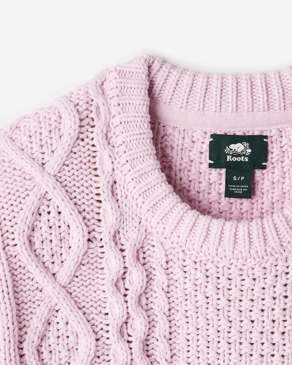 Cable Knit Crew Sweater