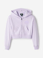 Girls Organic Cooper Shrunken Zip Hoodie