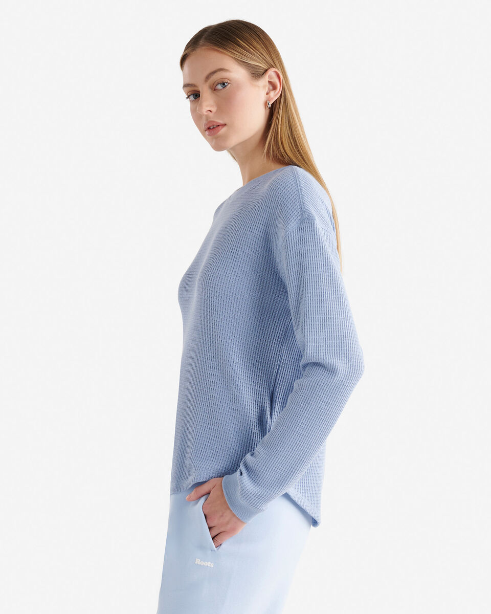 Waffle Long Sleeve Top