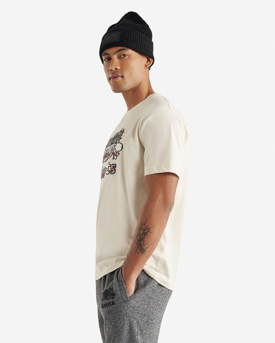 T-shirt Cooper à carreaux pour hommes
