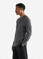 Waffle Long Sleeve Henley
