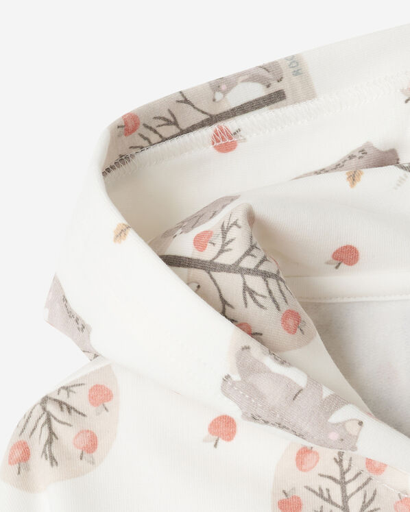 Chandail &agrave; capuchon et glissi&egrave;re Ours douillet pour tout-petits