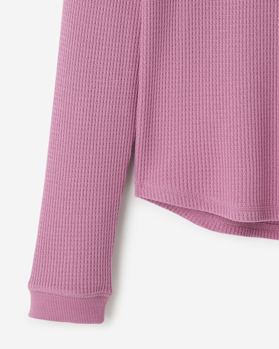 Waffle Long Sleeve Top
