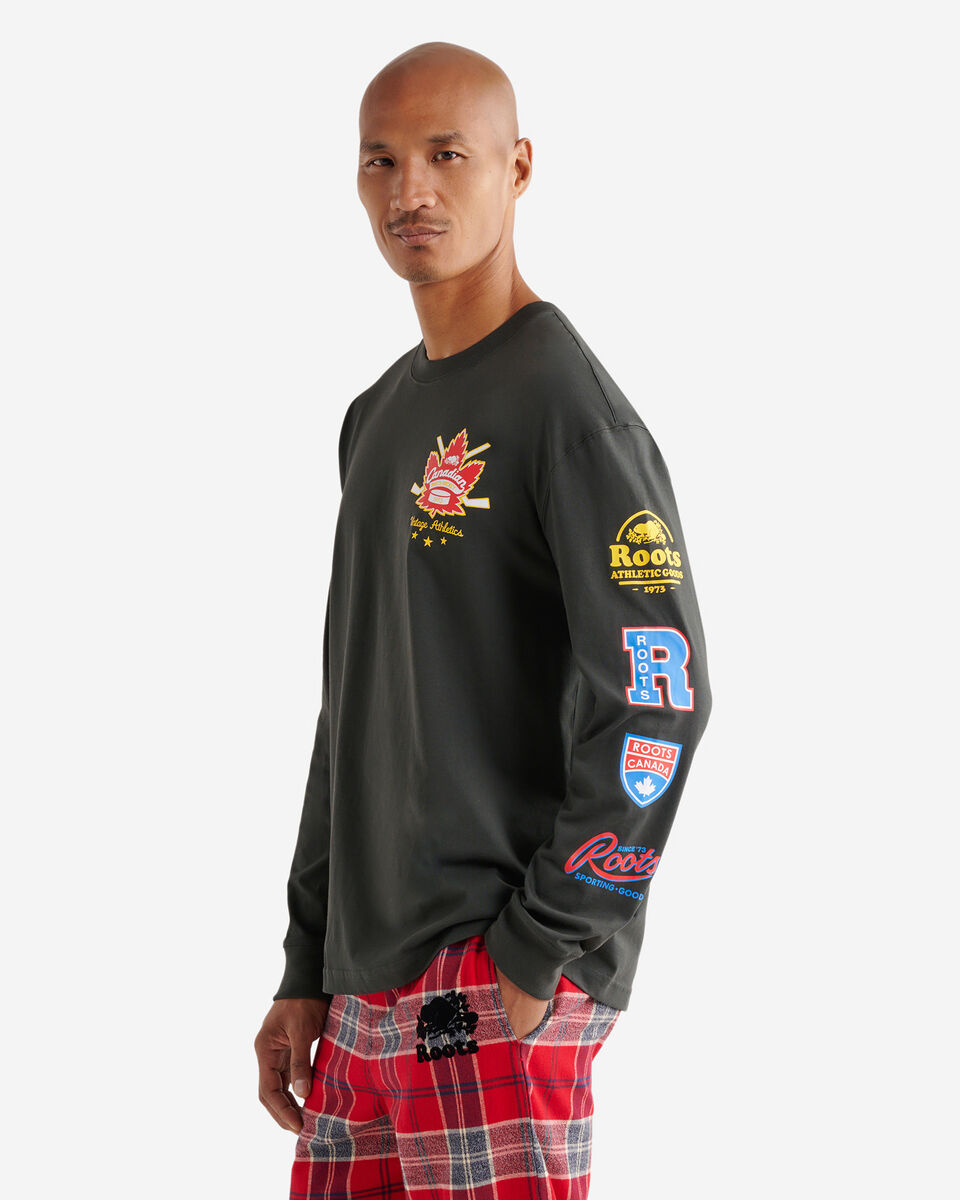 Mens Hockey Long Sleeve T-Shirt