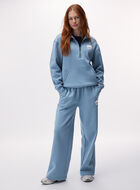 Organic Cooper Relaxed Quarter Zip Stein