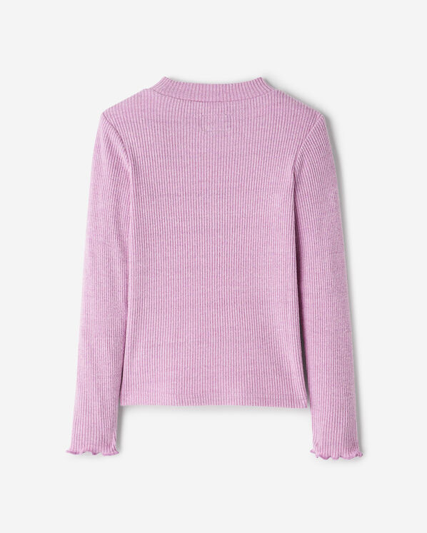 T-shirt côtelé scintillant Cooper pour filles T-shirt côtelé scintillant Cooper pour filles