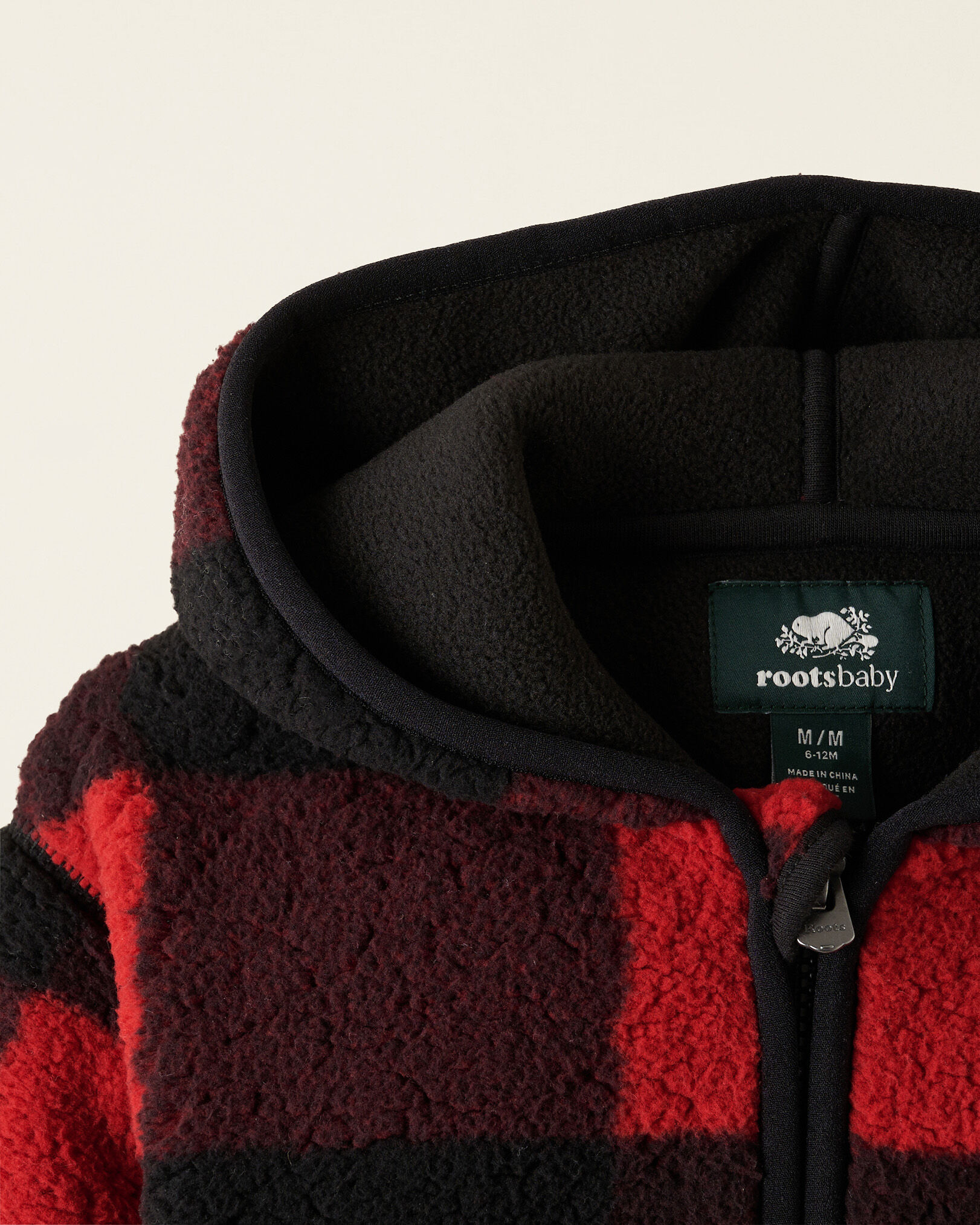Fleece top baby jacket