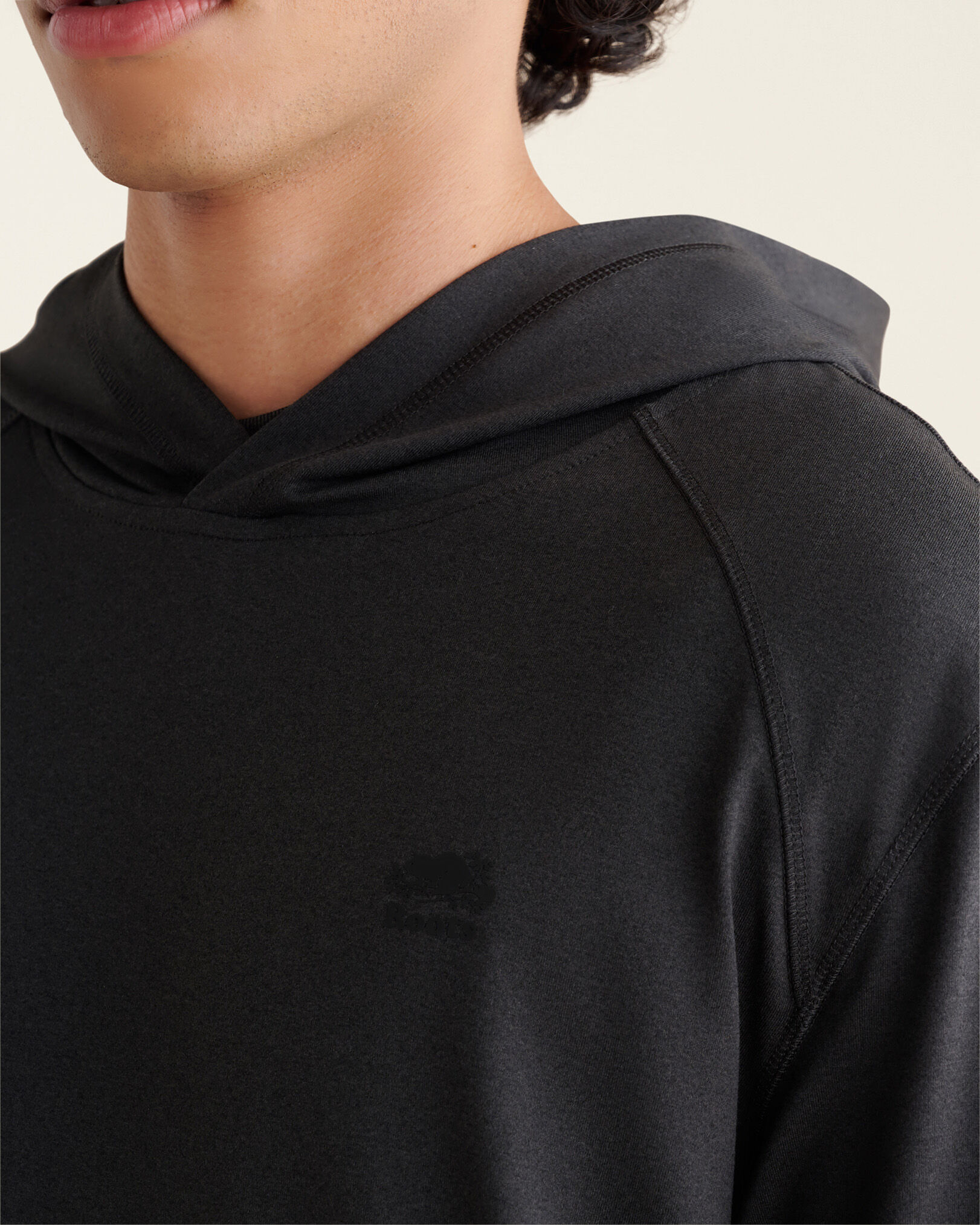 Hoodie long on sale fit