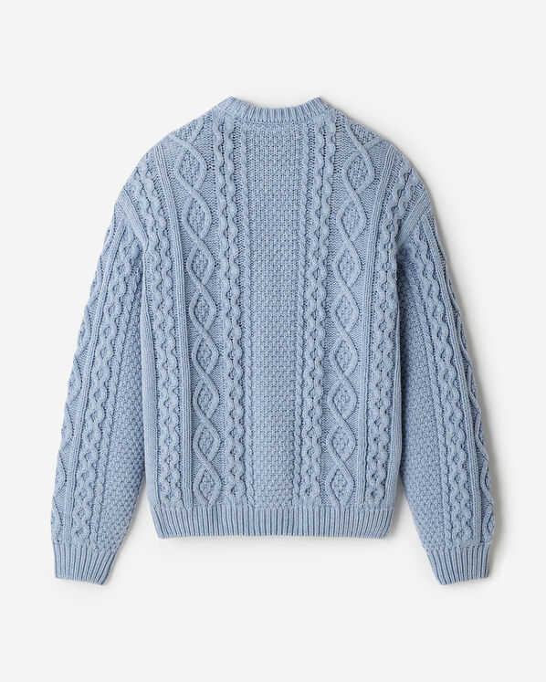 Cable Knit Crew Sweater