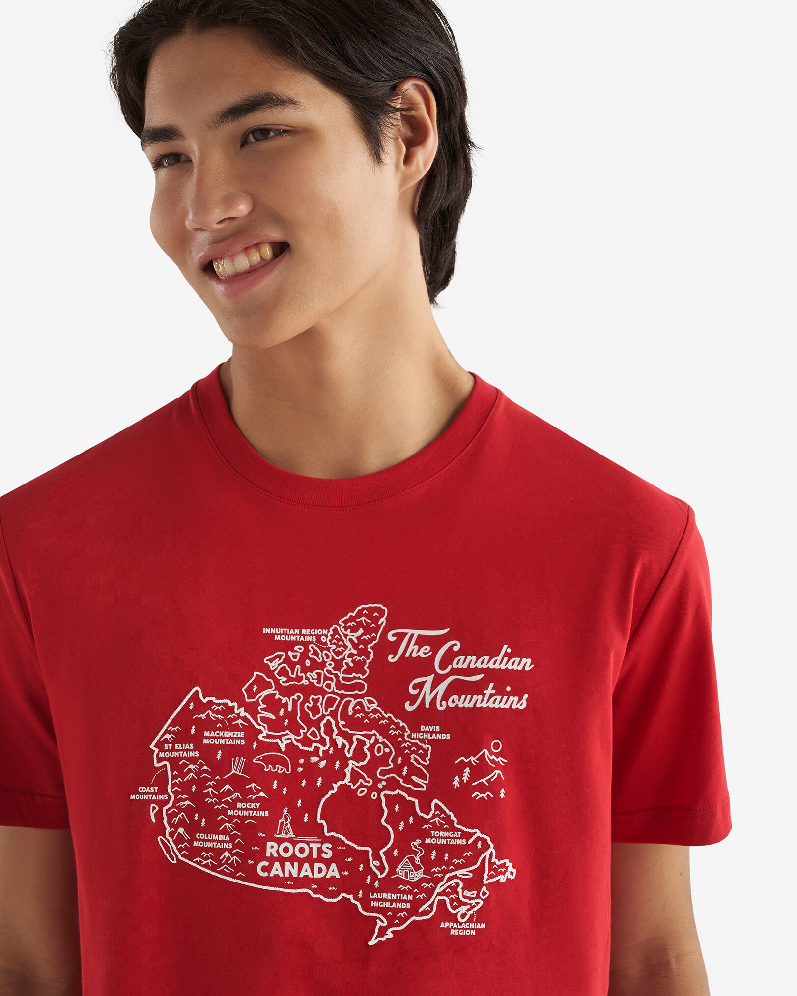 T-shirt Pistes de ski pour homme