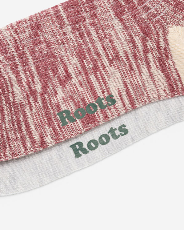 2 paires de socquettes en coton Cabane pour adultes 