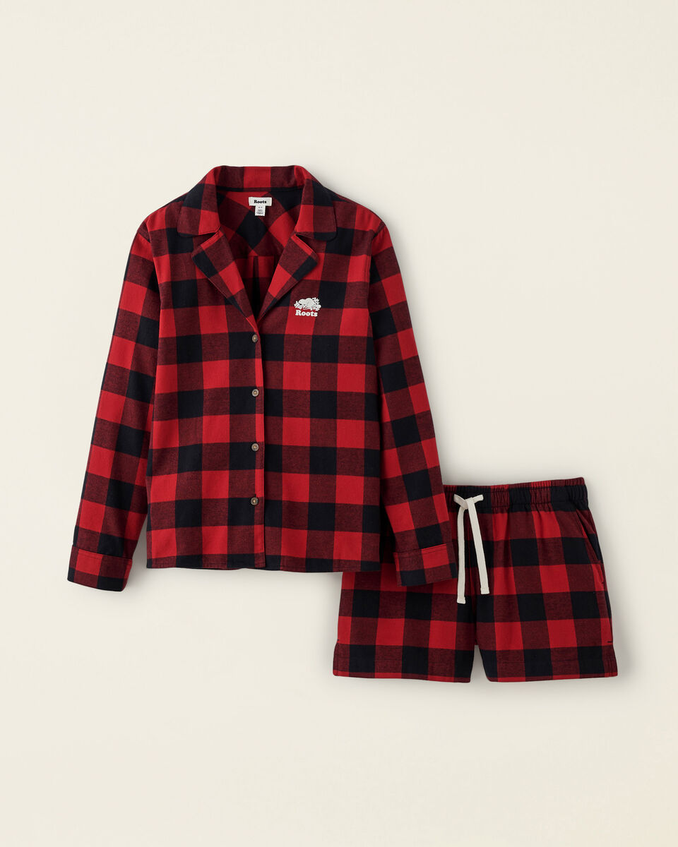 Park Plaid Pajama Short Set, Sleepwear, Lounge