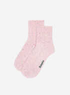 Womens Cotton Cable Ankle Sock